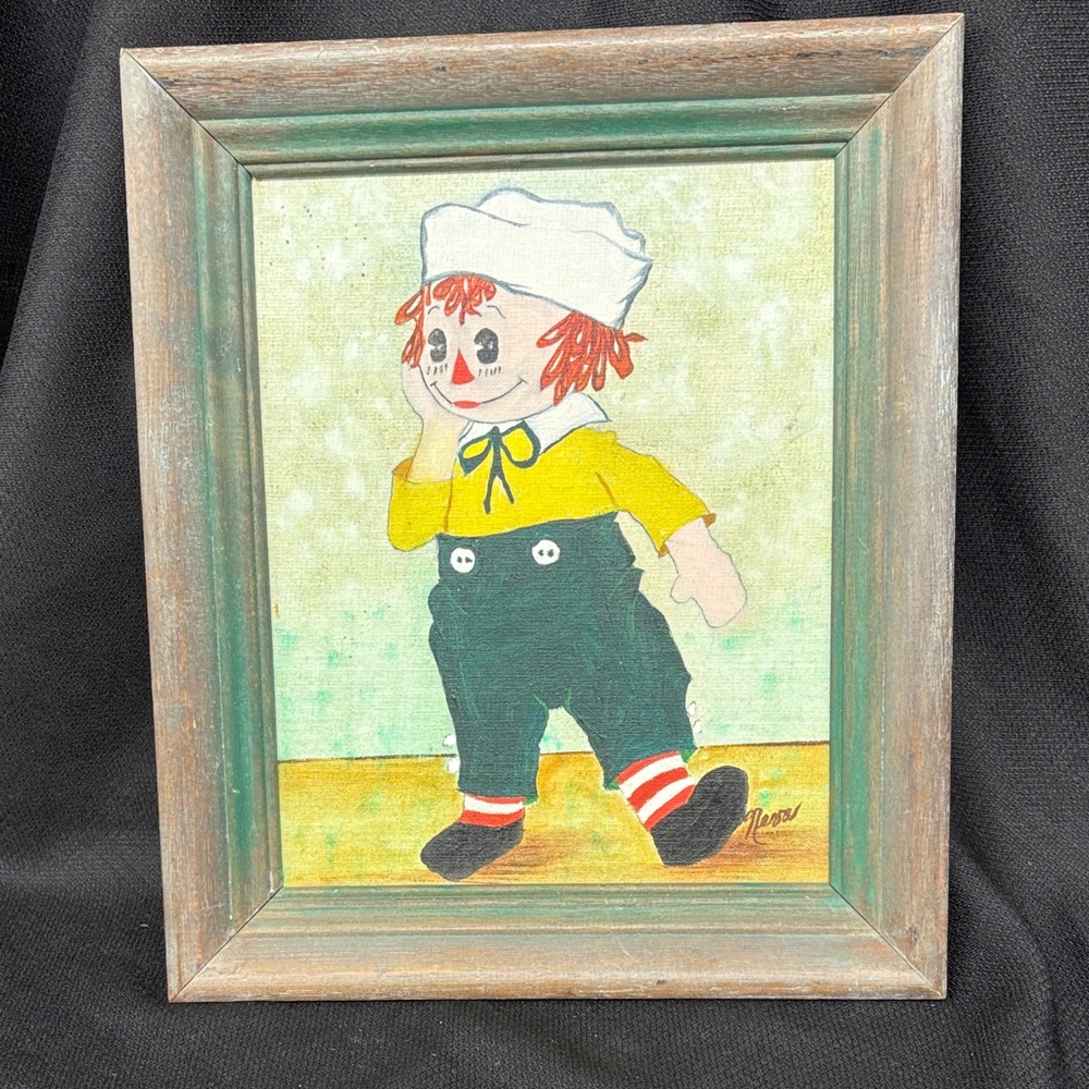 Vintage Raggedy Andy Framed painting